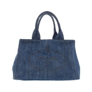 Prada Canapa Denim Tote Bag